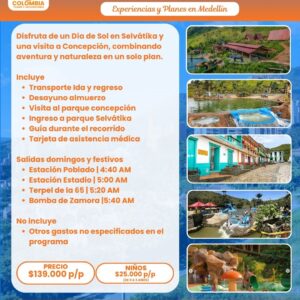 DÍA DE SOL - SELVÁTIKA CON VISITA A CONCEPCIÓN