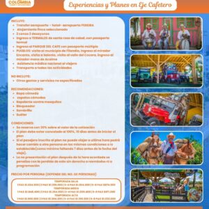 PLAN 2 NOCHES 3 DIAS PASION DEL ARRIERO - EJE CAFETERO