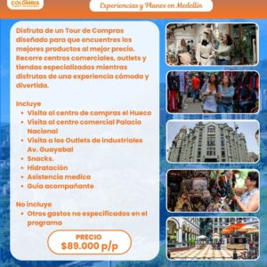 TOUR DE COMPRAS EN MEDELLÍN