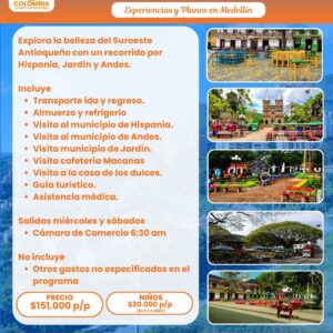 TOUR SUR OESTE - HISPANIA, JARDÍN Y ANDES